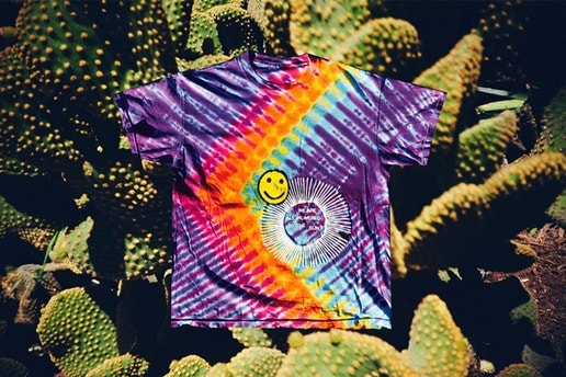 Cactus Plant Flea Market がスマイルパッチを配したカラフルなタイダイTシャツをリリース