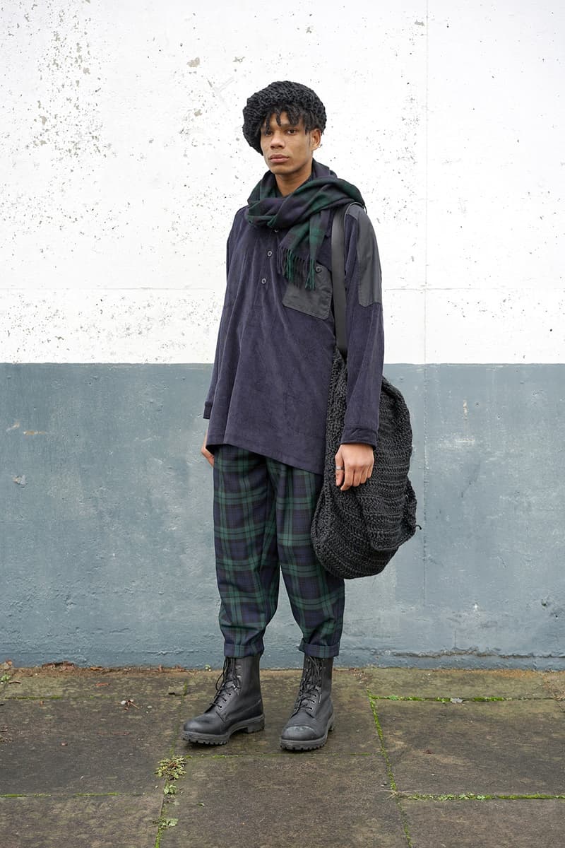 伝統的なスコットランド産の素材を使用した Nicholas Daley 2017年秋冬コレクション “Blackwatch” black blackwatch scottish kilt