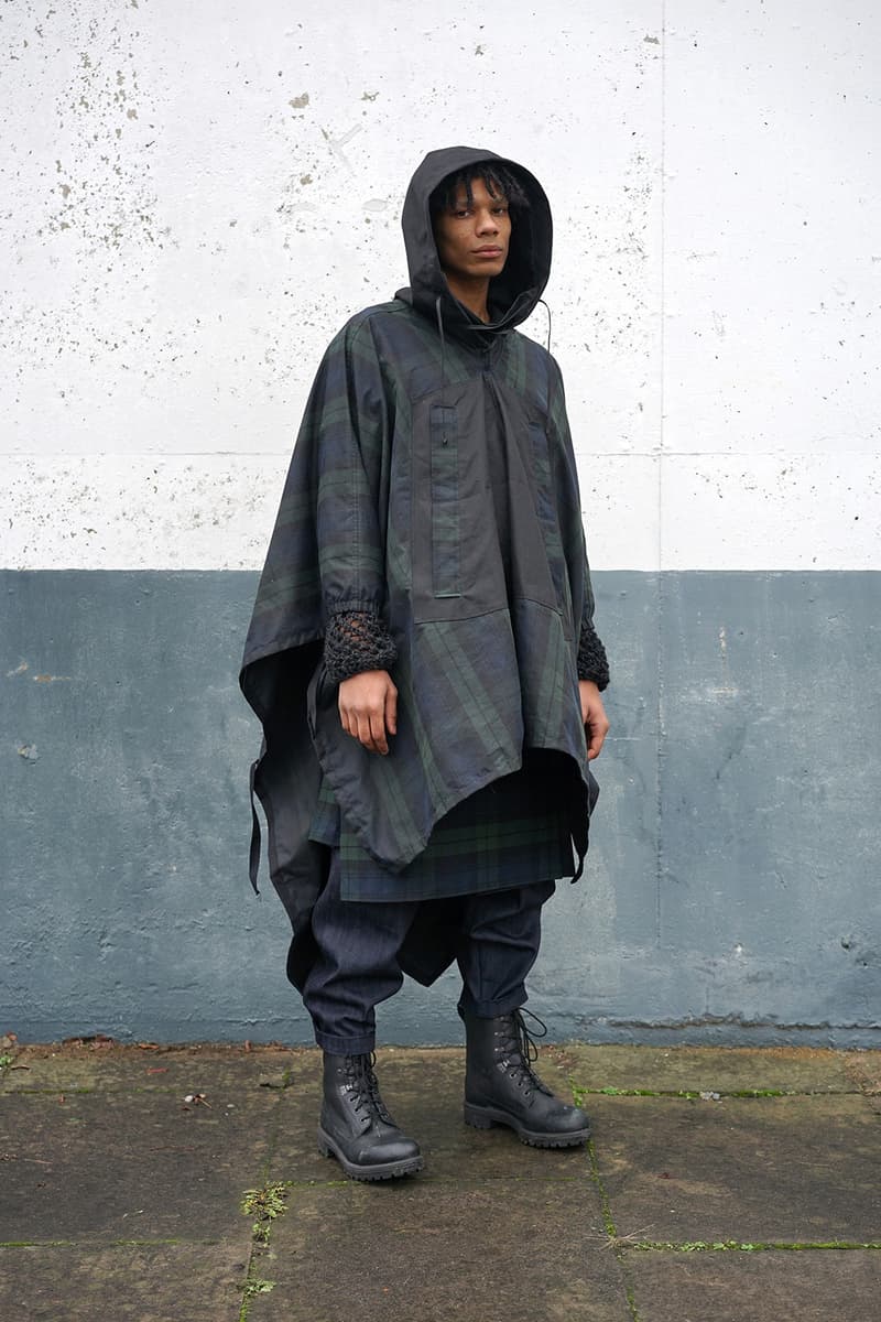 伝統的なスコットランド産の素材を使用した Nicholas Daley 2017年秋冬コレクション “Blackwatch” black blackwatch scottish kilt