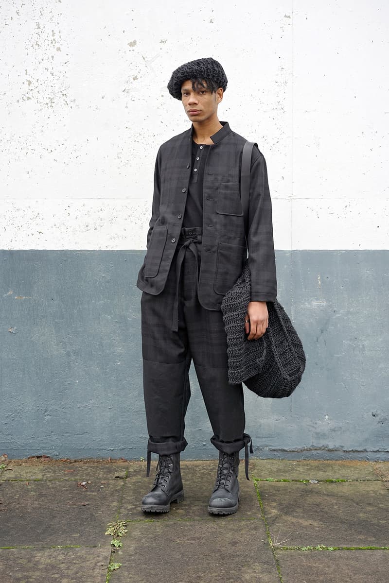 伝統的なスコットランド産の素材を使用した Nicholas Daley 2017年秋冬コレクション “Blackwatch” black blackwatch scottish kilt