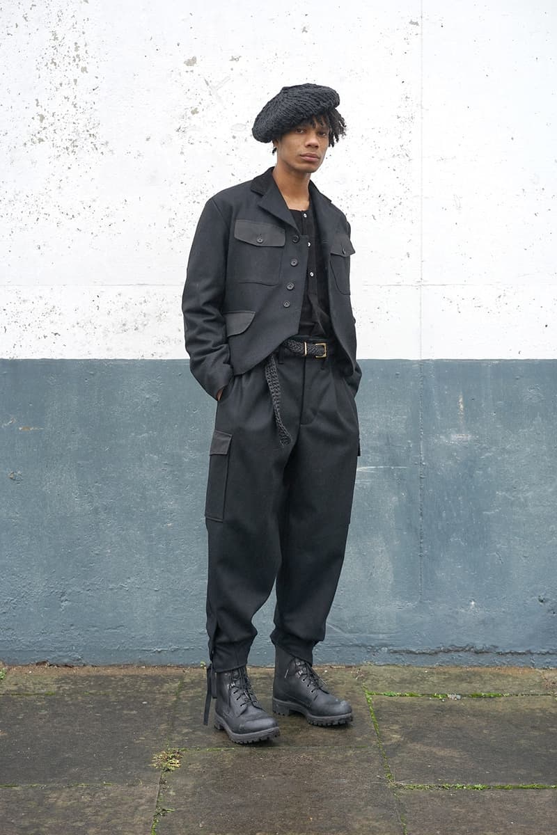 伝統的なスコットランド産の素材を使用した Nicholas Daley 2017年秋冬コレクション “Blackwatch” black blackwatch scottish kilt