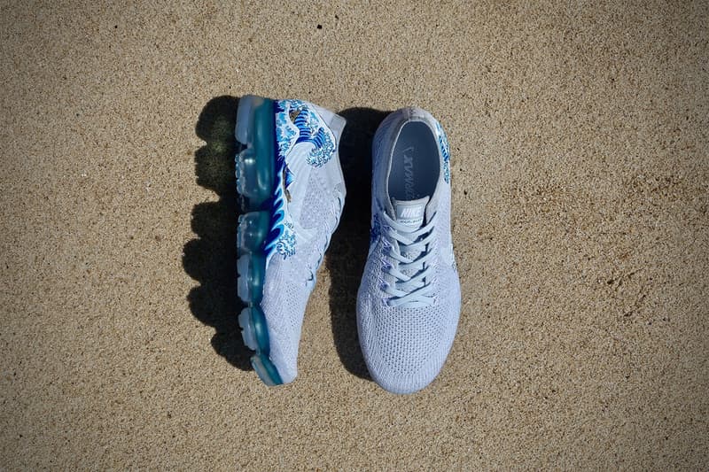 葛飾北斎風にカスタムされた Nike Air VaporMax