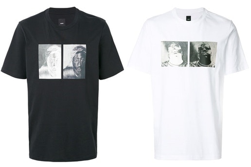 OAMC が 2Pac & The Notorious B.I.G. のTシャツコレクションをドロップ