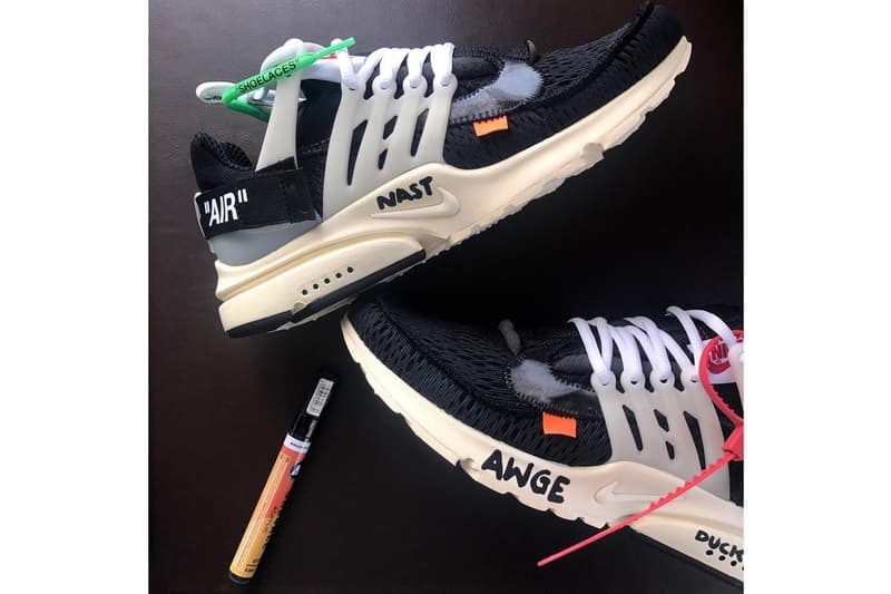 Off-White™ x Nike Air Presto のディテールに迫った動画を A$AP Nast が Instagram に投稿 オフホワイト ナイキ エア プレスト