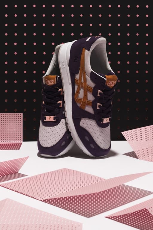 Patta ASICS GEL-Lyte 新色 ライトグレー パープル スニーカー