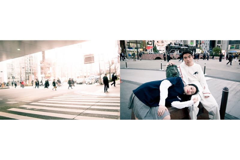 オヤジたちの街・新橋で撮影した Song for the Mute x [NOTHING] のコラボルックブック 豪州と英国の新鋭ブランドが日本の居酒屋文化にインスパイアされたカプセルコレクションを制作 アサヒスーパードライ