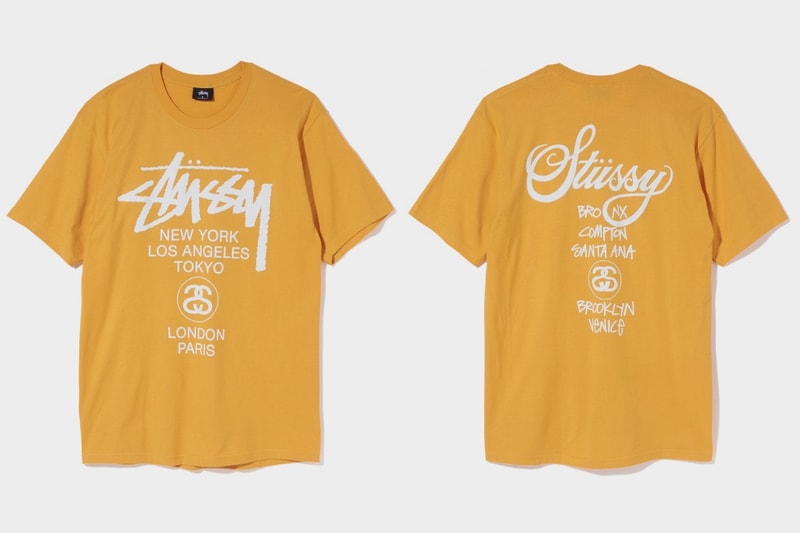 STÜSSY より “SUMMER 17 WORLD TOUR PACK” がリリース グローバルネットワークを象徴するグラフィックを豊富なカラーバリエーションで