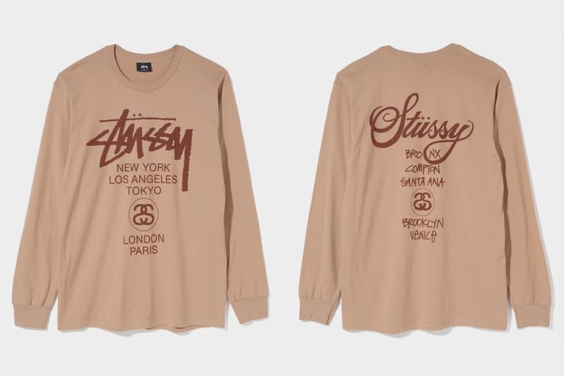 STÜSSY より “SUMMER 17 WORLD TOUR PACK” がリリース グローバルネットワークを象徴するグラフィックを豊富なカラーバリエーションで