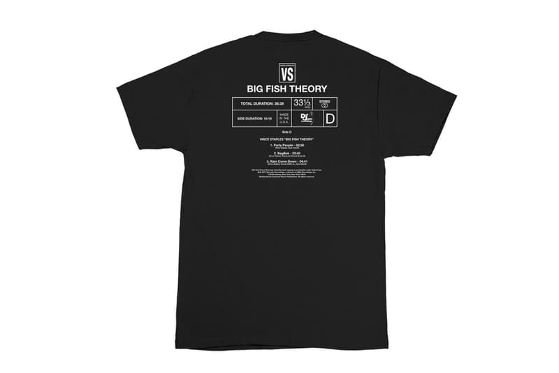 Vince Staples が『Big Fish Theory』のマーチャンダイズを発売 Don’t tap the glass.（ガラスを叩かないで下さい） 金魚 ブラック ホワイト ブルー オレンジ