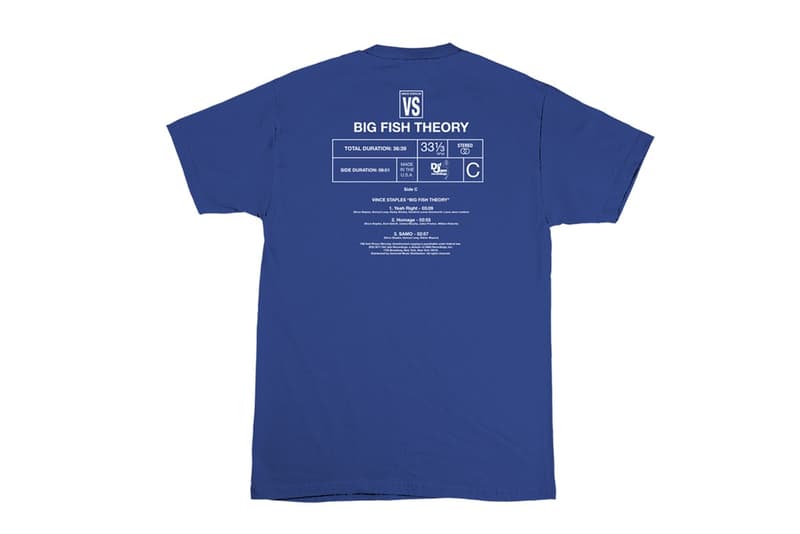 Vince Staples が『Big Fish Theory』のマーチャンダイズを発売 Don’t tap the glass.(ガラスを叩かないで下さい) 金魚 ブラック ホワイト ブルー オレンジ