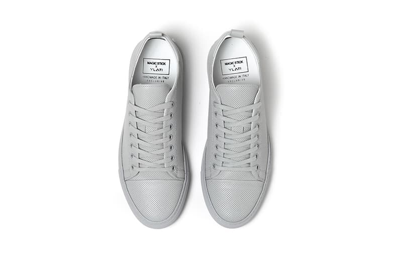 MAGIC STICK が実力派シューズメーカー YLATI とコラボレーション 2017秋冬のコラボ第1弾は〈Gucci〉や〈Buscemi〉のシューズも手がけるイタリアのファクトリー ホワイト スニーカー