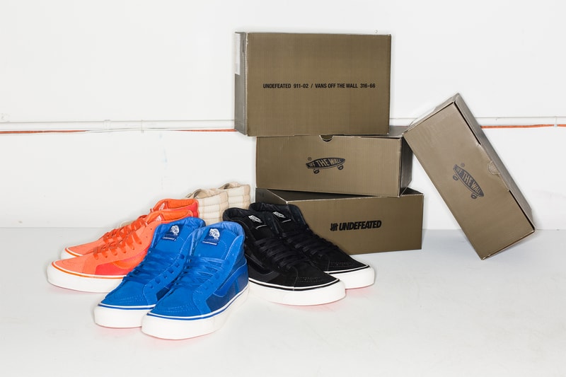 UNDEFEATED x Vans のタッグよりスペシャルなコラボ SK8-HI が登場