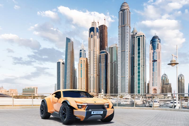 公道/オフロード兼用のスーパーカー zarooq sandracer 500GT