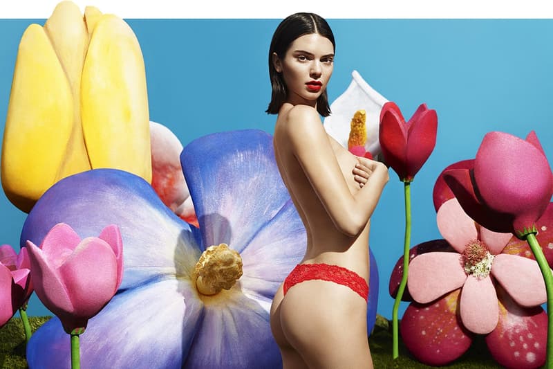 人気モデルのケンダル・ジェンナーが下着ブランドの最新キャンペーンビジュアルにトップレス姿で登場