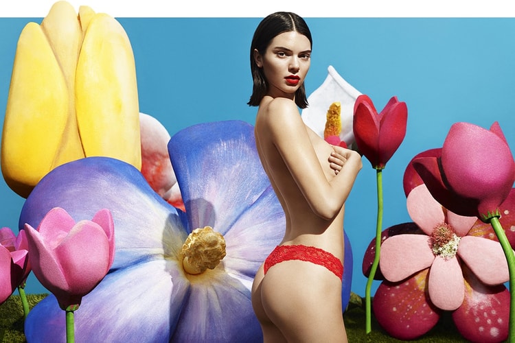 人気モデルのケンダル・ジェンナーが下着ブランドの最新キャンペーンビジュアルでトップレス姿を披露