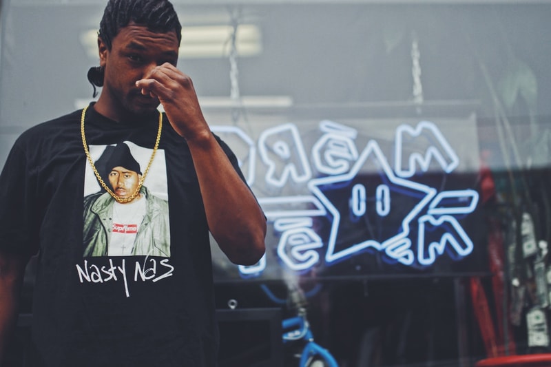 間もなくのリリースが噂される Supreme x Nas コラボTシャツの新ビジュアルが登場