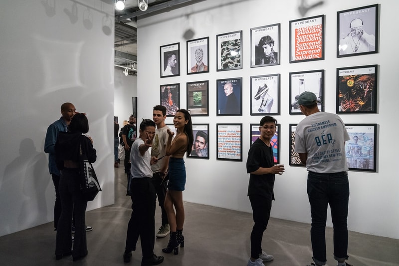 HYPEBEAST Magazine 5周年記念パーティーをプレイバック バックナンバーのカバーデザインとともに、かつて収録したアーカイブフォトを展示