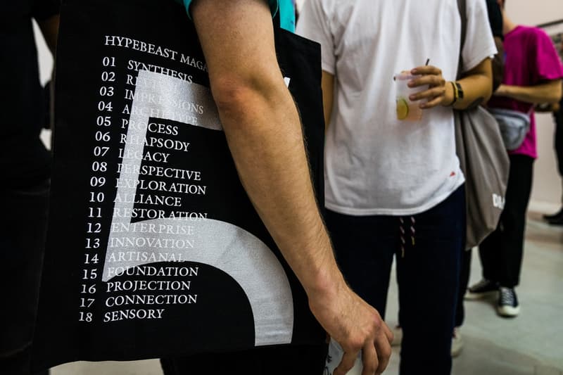 HYPEBEAST Magazine 5周年記念パーティーをプレイバック バックナンバーのカバーデザインとともに、かつて収録したアーカイブフォトを展示