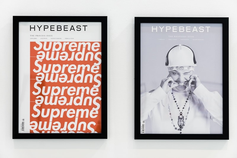 HYPEBEAST Magazine 5周年記念パーティーをプレイバック バックナンバーのカバーデザインとともに、かつて収録したアーカイブフォトを展示
