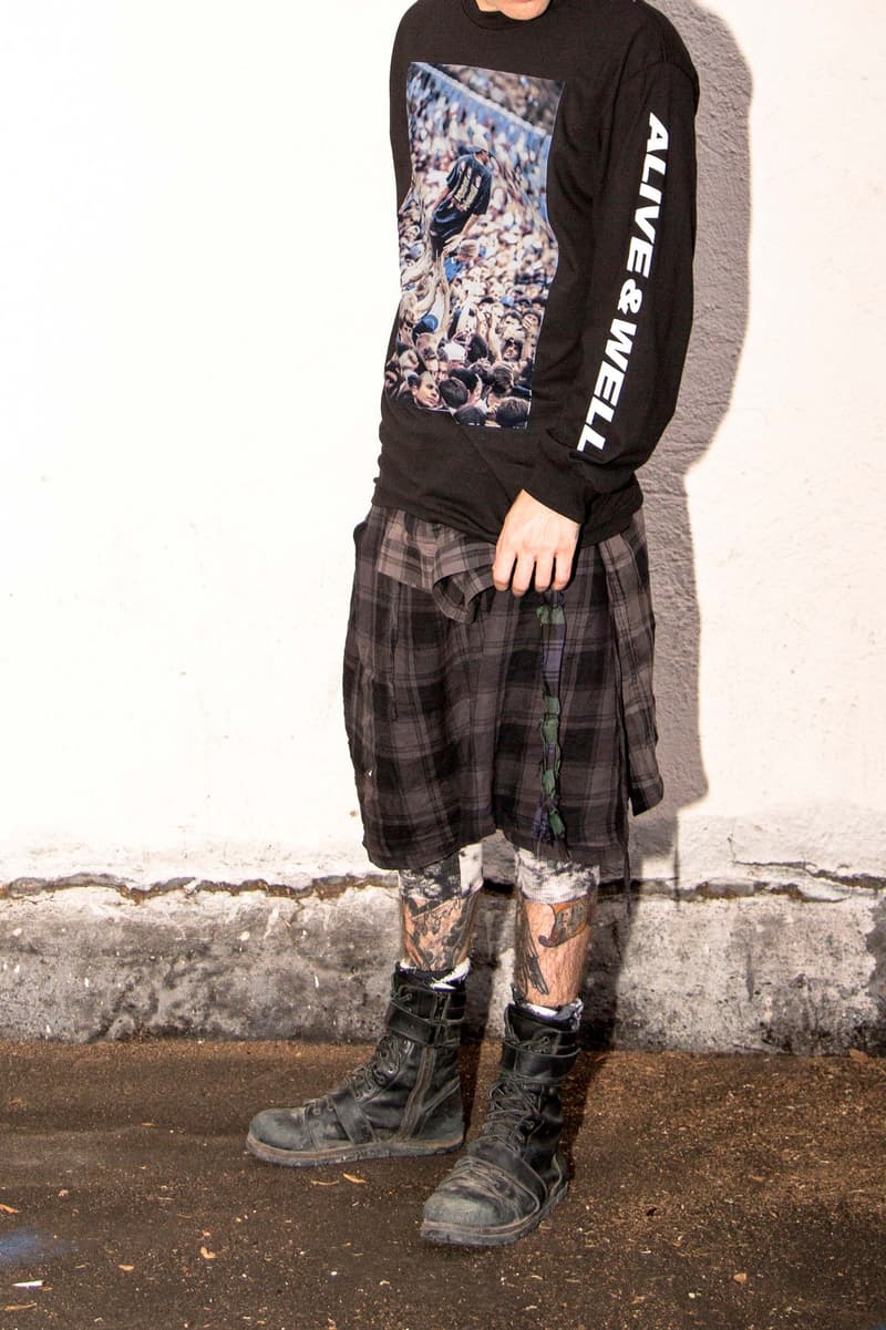 シアトルの90年代グランジシーンに影響を受けた Alive & Well x PLEASURES のカプセルコレクション seattle grunge scene punk '90s 1990s capsule collection