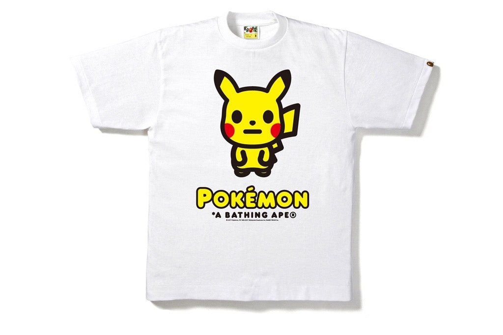 A BATHING APE® x ポケモンコラボ T シャツコレクションが伊勢丹にて発売 pokemon collaboration capsule collection isetan t-shirts