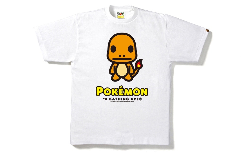 A BATHING APE® x ポケモンコラボ T シャツコレクションが伊勢丹にて発売 pokemon collaboration capsule collection isetan t-shirts