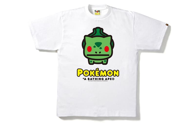 A BATHING APE® x ポケモンコラボ T シャツコレクションが伊勢丹にて発売 pokemon collaboration capsule collection isetan t-shirts