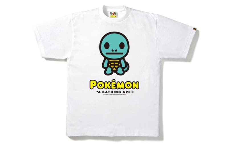 A BATHING APE® x ポケモンコラボ T シャツコレクションが伊勢丹にて発売 pokemon collaboration capsule collection isetan t-shirts