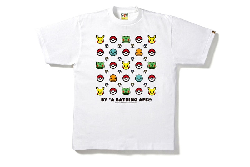 A BATHING APE® x ポケモンコラボ T シャツコレクションが伊勢丹にて発売 pokemon collaboration capsule collection isetan t-shirts