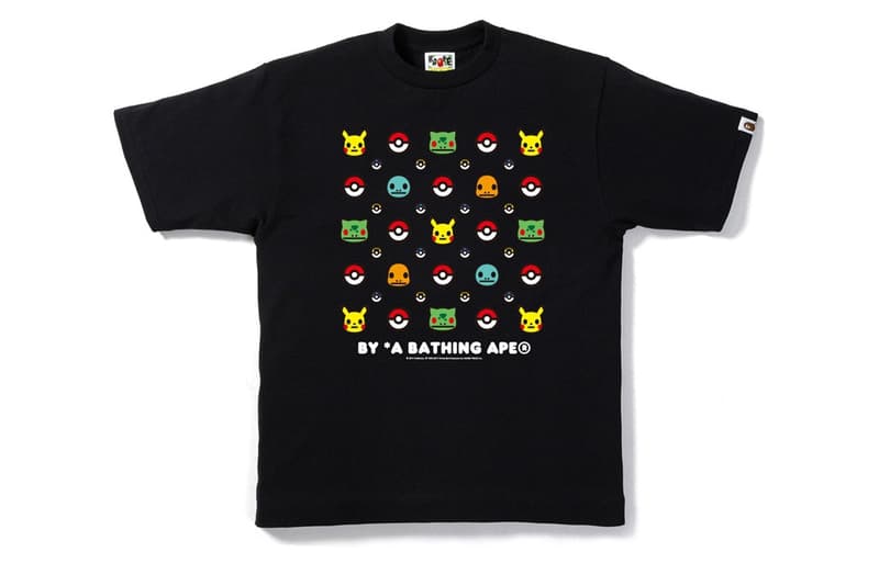 A BATHING APE® x ポケモンコラボ T シャツコレクションが伊勢丹にて発売 pokemon collaboration capsule collection isetan t-shirts