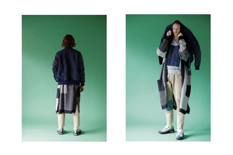 パッチワーク、インディゴ染め、日本製デニムを採用した FDMTL 2017年秋冬ルックブック ファンダメンタル 2017aw autumn winter lookbook collection 2017