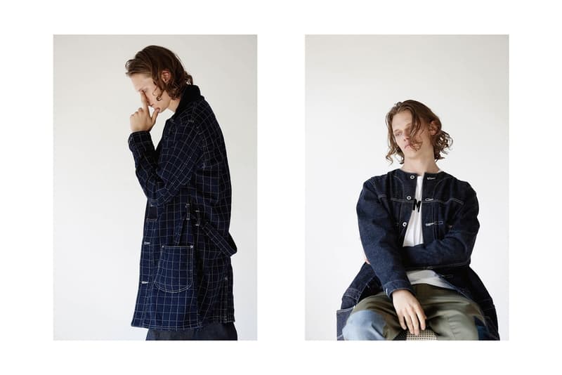 パッチワーク、インディゴ染め、日本製デニムを採用した FDMTL 2017年秋冬ルックブック ファンダメンタル 2017aw autumn winter lookbook collection 2017