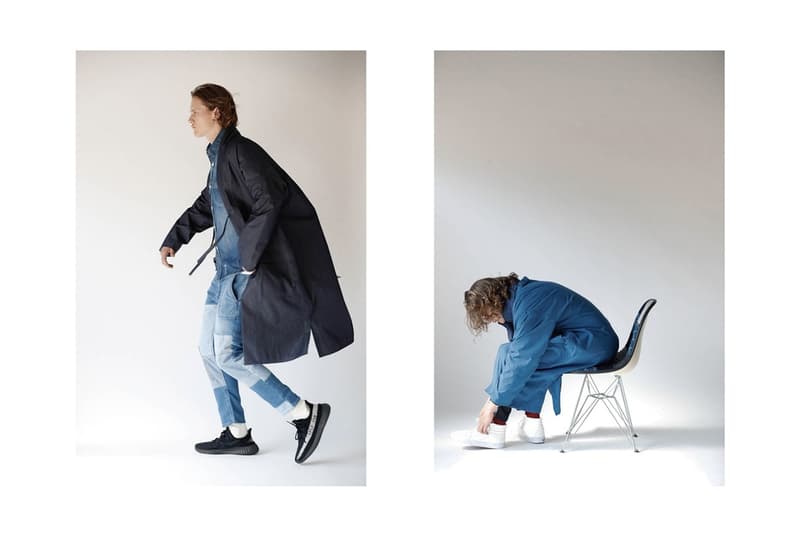 パッチワーク、インディゴ染め、日本製デニムを採用した FDMTL 2017年秋冬ルックブック ファンダメンタル 2017aw autumn winter lookbook collection 2017