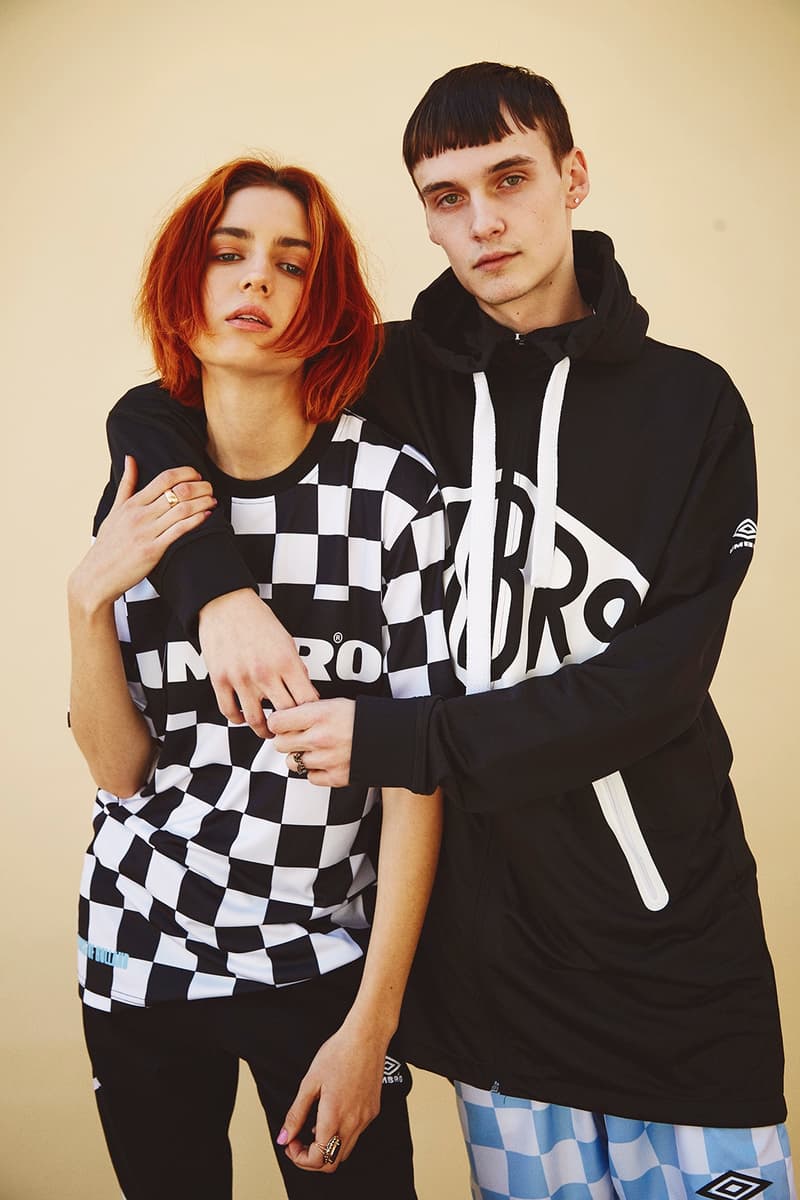 古き良き90年代のスポーツシーンにオマージュを捧げる House of Holland x Umbro 2017年秋冬コレクション マンチェスターにルーツを持つ両者が英国の伝統を色濃く反映させたコラボレーションワークをお披露目