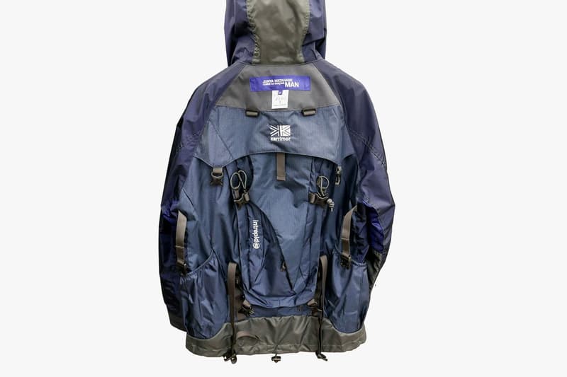 Junya Watanabe x The North Face x Karrimor 2018年春夏コレクションからバックパックと一体化したアノラックパーカが登場 2018ss collection anorak parka backpack