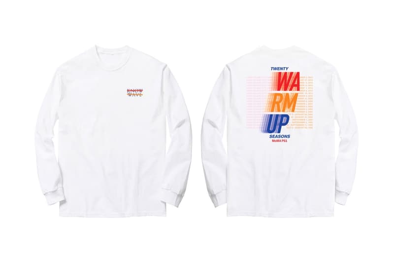 Know Wave と NY の美術館 MoMA PS1 のラジオが限定カプセルコレクションをリリース radio collaboration collection capsule release tshirt