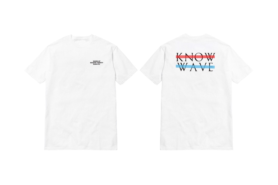 Know Wave と NY の美術館 MoMA PS1 のラジオが限定カプセルコレクションをリリース radio collaboration collection capsule release tshirt