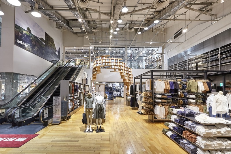 世界旗艦店 無印良品 有楽町  リニューアルオープン フラッグシップ　青果 インテリア
