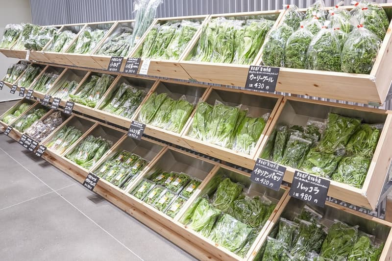 世界旗艦店 無印良品 有楽町  リニューアルオープン フラッグシップ　青果 インテリア