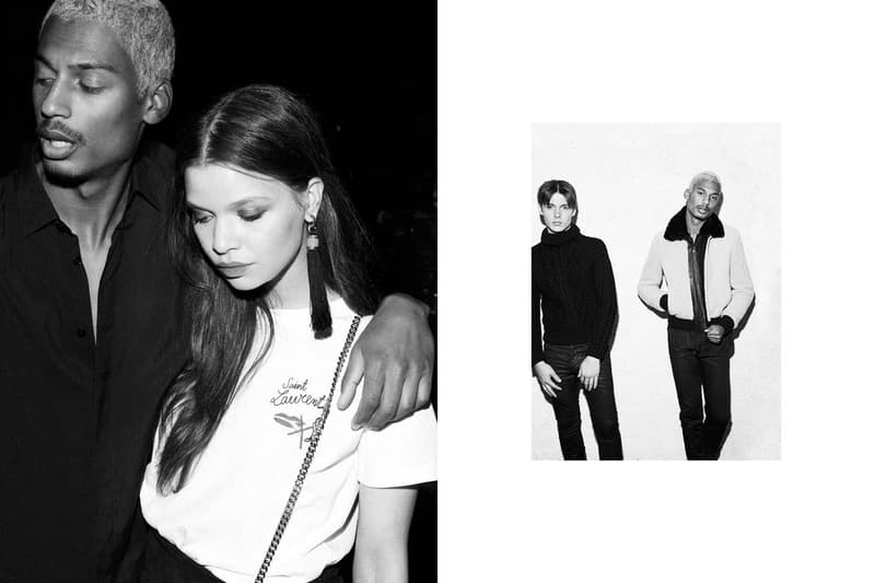 Saint Laurent の2017年秋コレクションでナイトシーンにグラムなエッセンスを