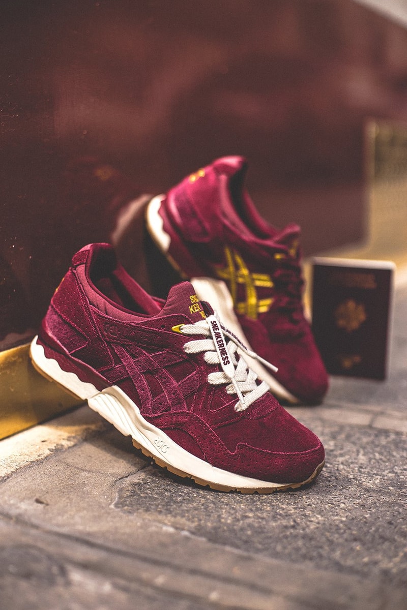ヨーロッパのパスポートにインスパイアを受けた SNEAKERNESS x ASICS のコラボ GEL-Lyte V が来月リリース アシックス オニツカタイガー スニーカーネス
