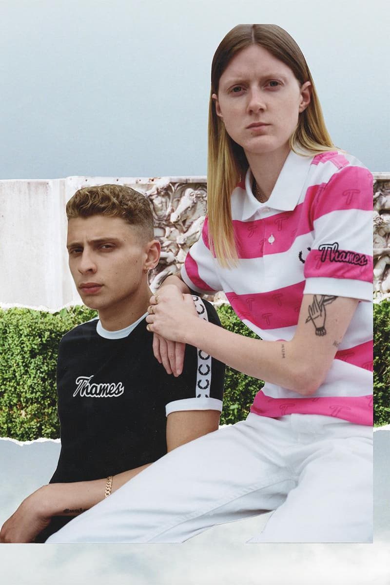 Thames London x Fred Perry コラボレーションルックブック第一弾 ブロンディ・マッコイが英国を象徴するポロシャツを独自の感覚でデザイン