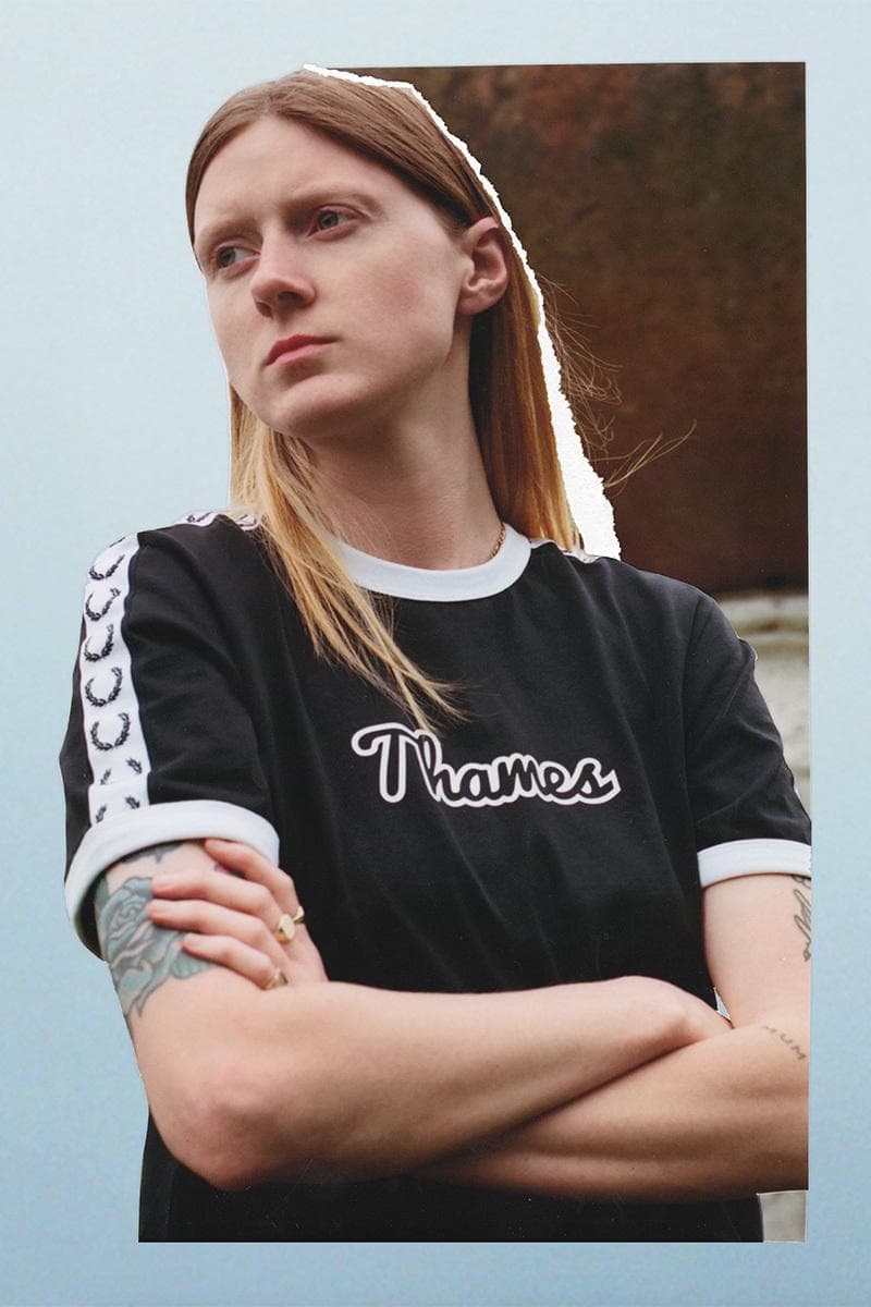 Thames London x Fred Perry コラボレーションルックブック第一弾 ブロンディ・マッコイが英国を象徴するポロシャツを独自の感覚でデザイン