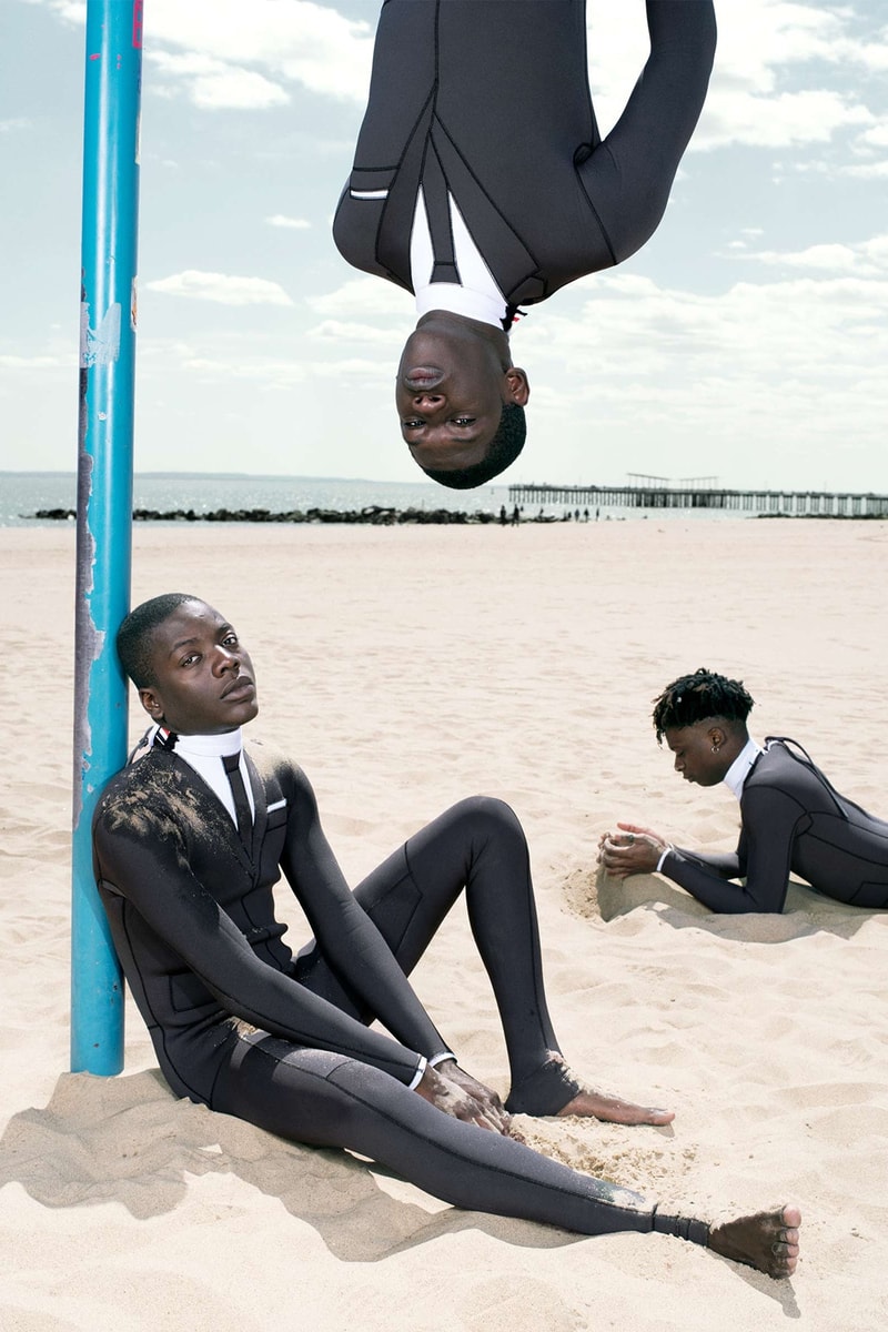 Thom Browne よりスーツプリントが施されたウェットスーツが遂に登場 トム ブラウン トム・ブラウン
