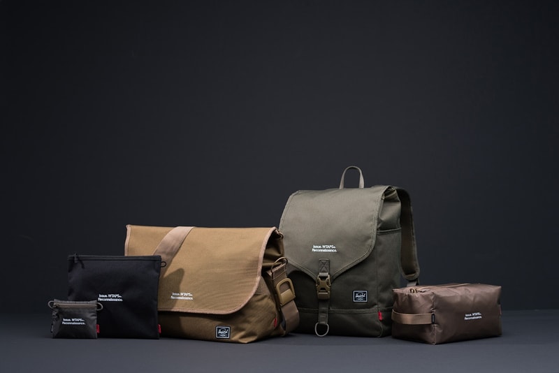 WTAPS が Herschel とのコラボバッグコレクションをリリース バンクーバーの注目バッグブランドをパートナーに招聘し、バックパックやポーチなど全5型を展開 カモフラージュ ブラック ブラウン カーキ
