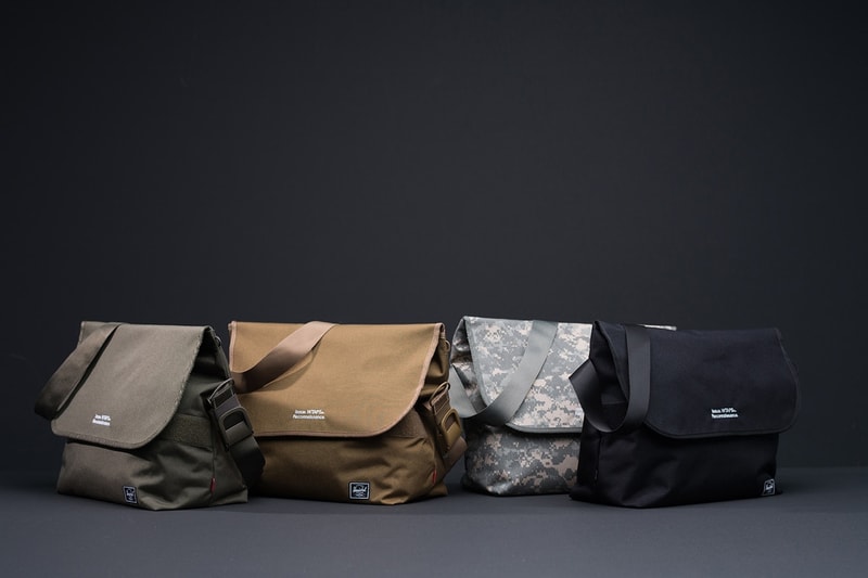 WTAPS が Herschel とのコラボバッグコレクションをリリース バンクーバーの注目バッグブランドをパートナーに招聘し、バックパックやポーチなど全5型を展開 カモフラージュ ブラック ブラウン カーキ
