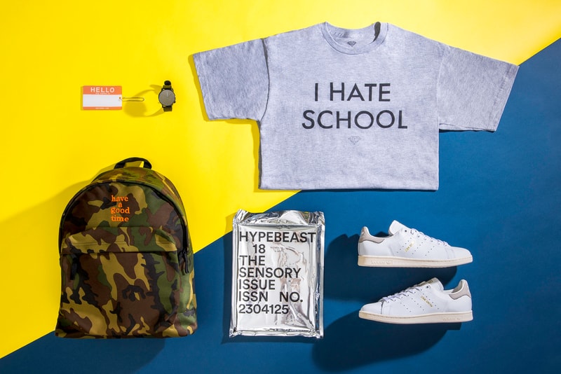 HYPEBEAST JP Giveaway アメリカ 新学期  Back To School Tシャツ バッグパック スニーカー 腕時計 スタンスミス