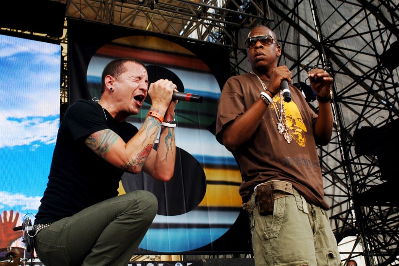 JAY-Z  Linkin Park チェスター・ベニントン　敬意を表して “Numb/Encore” 披露
