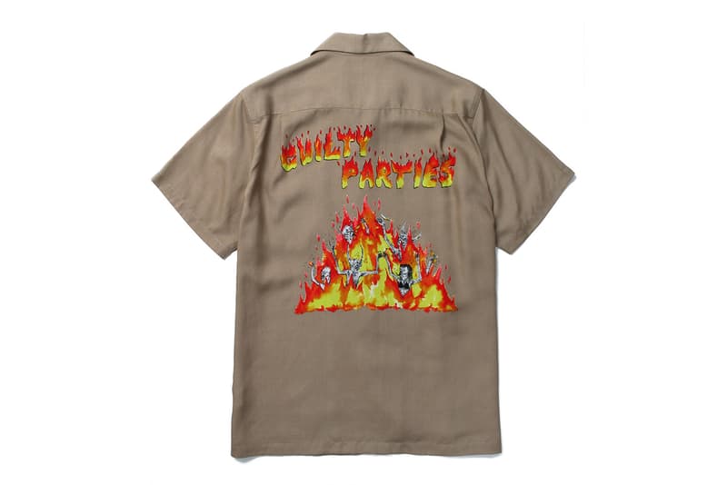 PARADISE TOKYO の二周年を記念する WACKO MARIA x Neckface コラボコレクション 旗艦店で開催されるNeckfaceの個展初日は本人も来店するアニバーサリーイベントを開催 シャツ フーディ スカジャン 花火 ネックフェイス