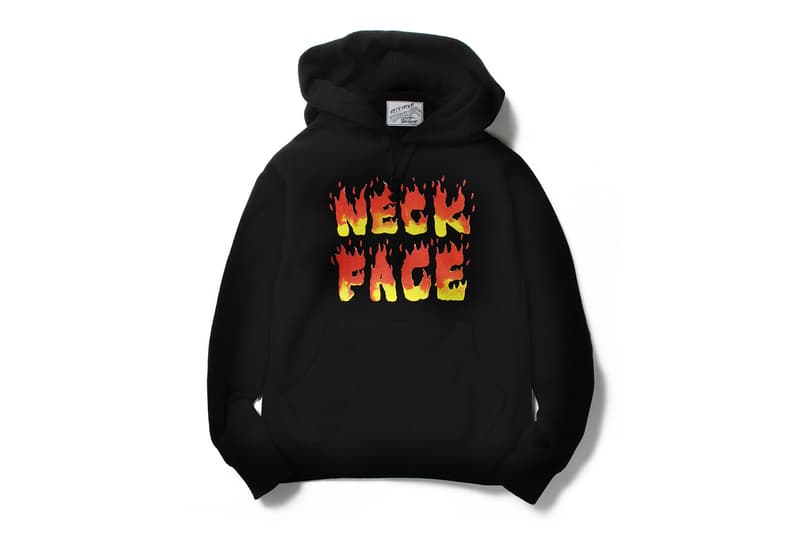 PARADISE TOKYO の二周年を記念する WACKO MARIA x Neckface コラボコレクション 旗艦店で開催されるNeckfaceの個展初日は本人も来店するアニバーサリーイベントを開催 シャツ フーディ スカジャン 花火 ネックフェイス